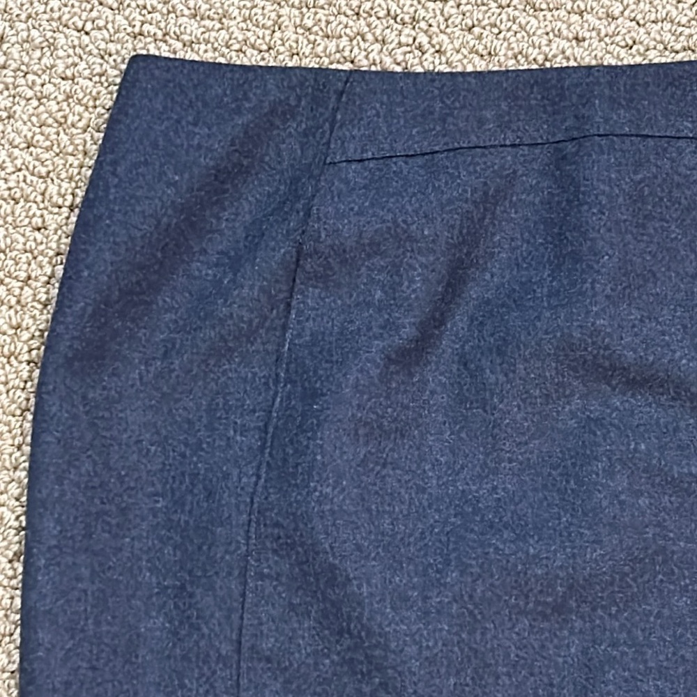 Chado Ralph Rucci Gray Cashmere Pencil Skirt size 10 Office Neutral - Picture 3 of 16